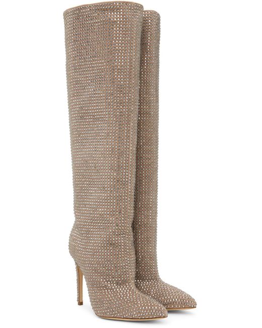 Paris Texas Multicolor Taupe Holly Tall Boots