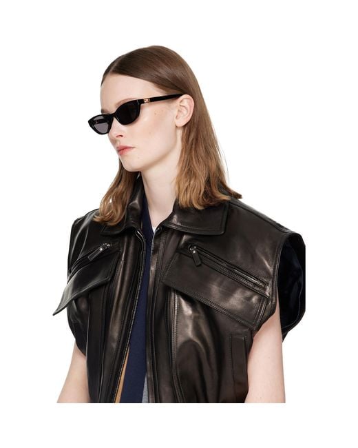 Fendi Gray Baguette Sunglasses