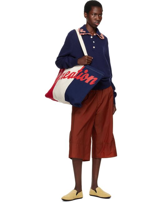 Bode Red Recreation Tote