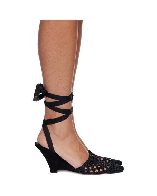 Jacquemus Black 'The High Espadrilles' Heels