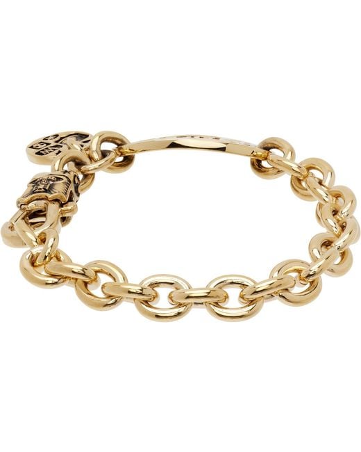 Vivienne Westwood Metallic Lancelot Bracelet for men