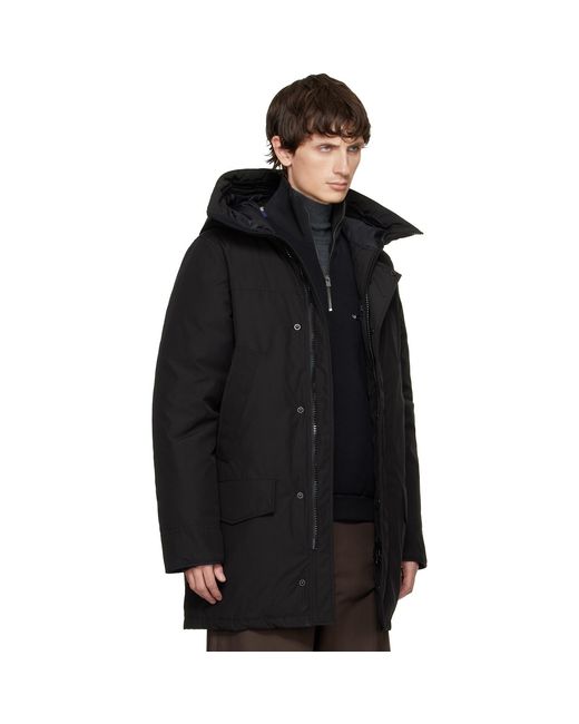 Canada Goose Black Langford Down Jacket for men