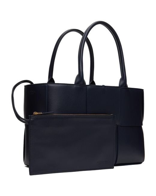Bottega Veneta Blue Navy Small Arco Tote