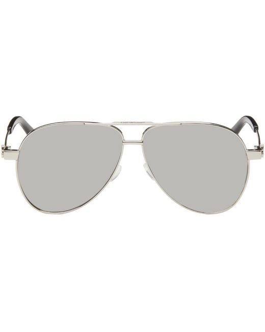 Off-White c/o Virgil Abloh White Silver Ruston Sunglasses for men