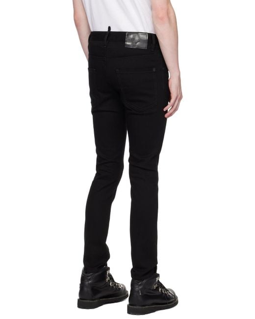 DSquared² Black Skater Jeans for men