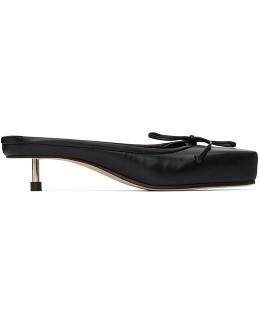 Jacquemus Black Le Chouchou 'Les Mules Basses Ballet' Heels