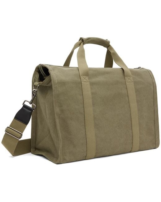 A.P.C. Khaki Recuperation Gym Bag in Green for Men Lyst UK