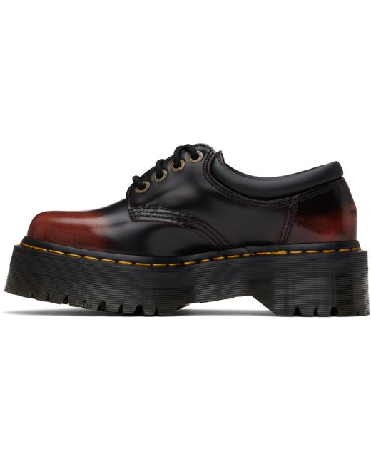 Derbys 8053 Noir Et Rouge En Cuir À Plateforme Dr. Martens pour homme en coloris Black