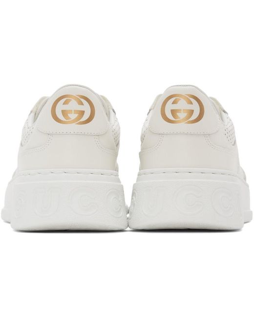 Gucci Black Gg Embossed Sneakers for men