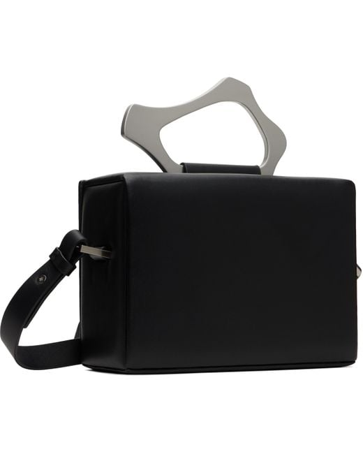 HELIOT EMIL Black Solely Box Bag for men