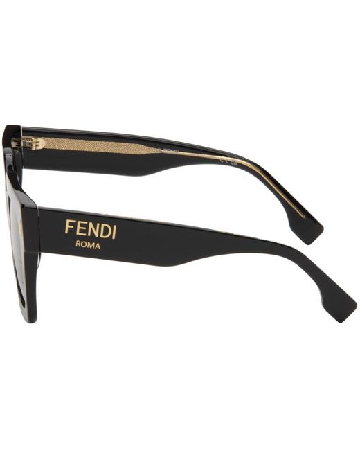 Fendi Black Roma Sunglasses for men