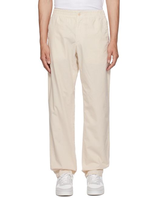 A.P.C. Natural . Off-white Chuck Trousers for men