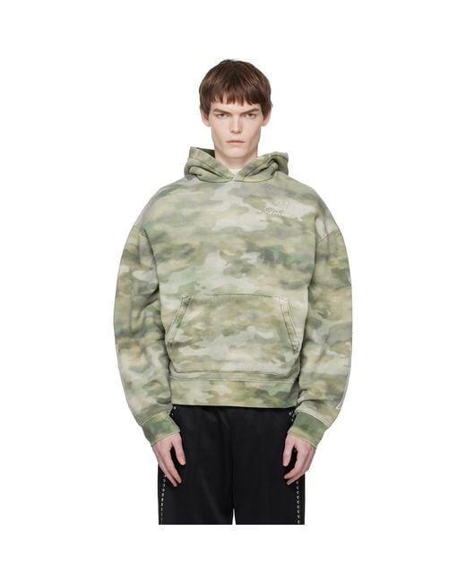 Amiri Gray Bones Oversized Hoodie for men