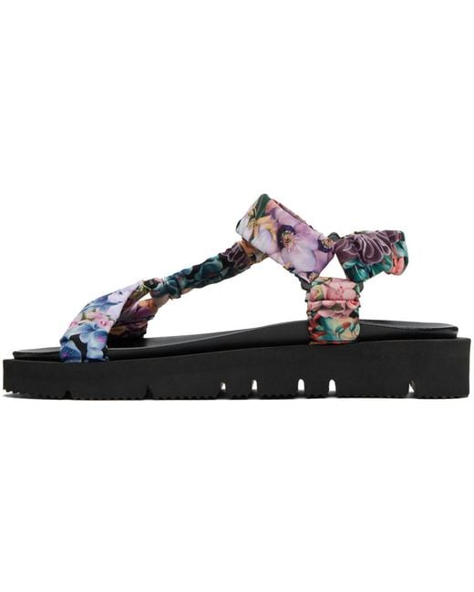 A.P.C. Black . Multicolor Liberty Sandals