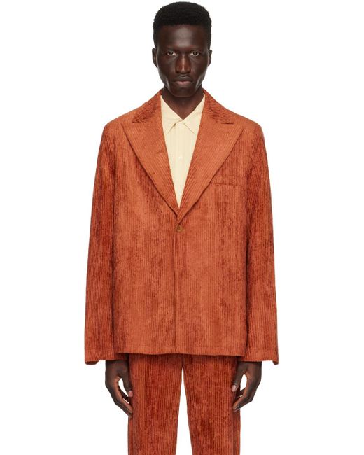 Veston cecil Séfr pour homme en coloris Orange
