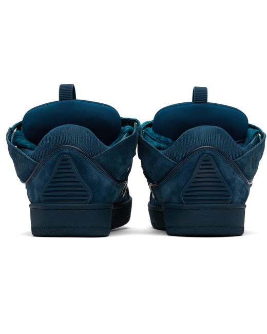 Baskets Curb Bleues En Cuir Lanvin pour homme en coloris Blue