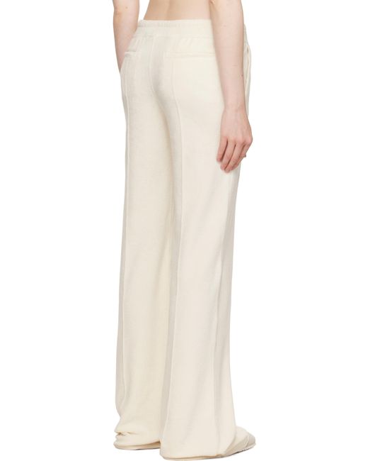 Pantalon De Survêtement Blanc Cassé En Tissu Éponge Tom Ford en coloris White