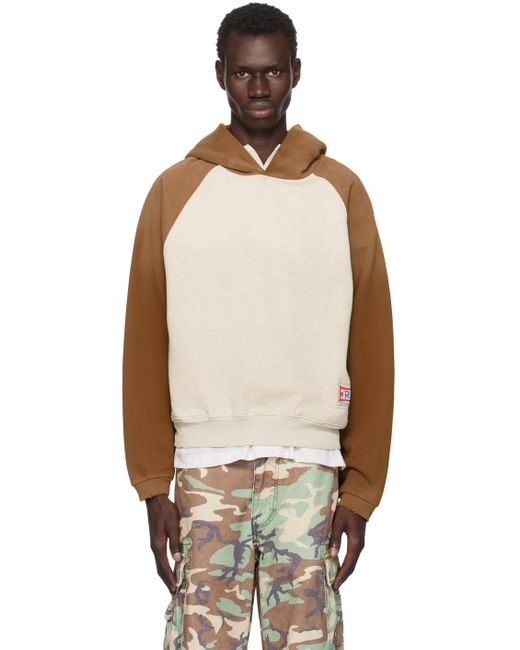 ERL Multicolor Distressed Raglan Hoodie for men