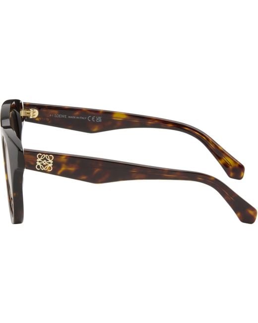 Loewe Black Mini Anagram Butterfly Sunglasses