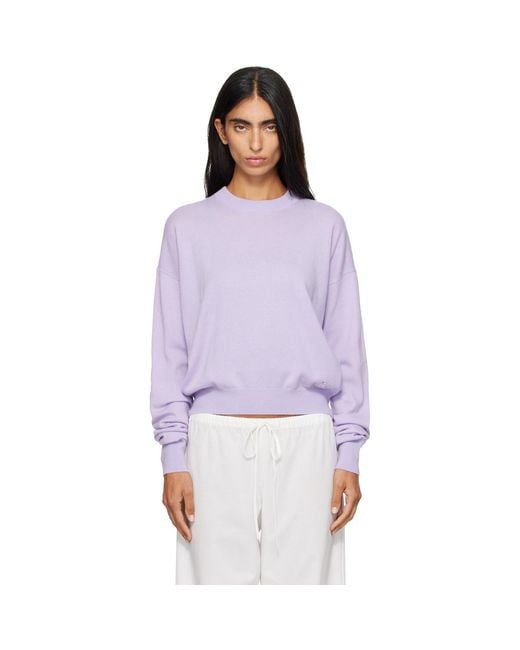 B.B. Wallace Purple Morris Sweater