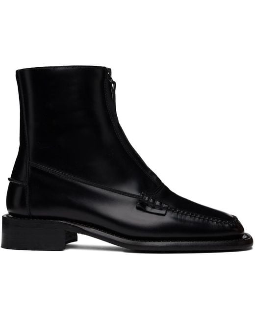 Hereu Black Ssense Exclusive Mallera Boots