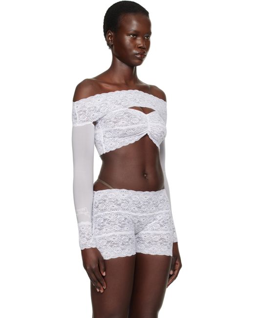 POSTER GIRL Black Davina Lace T-Shirt