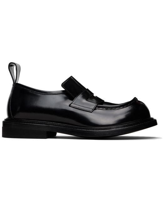 Moschino Black Oliver Loafers for men
