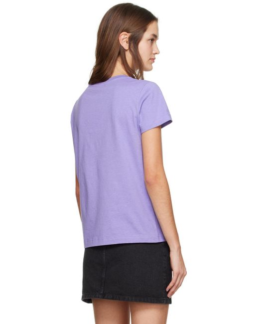 A.P.C. パープル Item H Tシャツ Purple