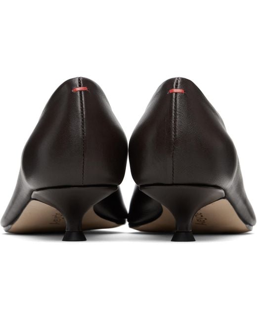 Aeyde Black Cari Heels