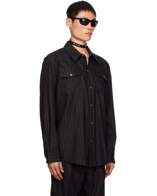 Our Legacy Black Frontier Shirt for men