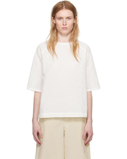 T-shirt watt blanc Casey Casey en coloris White