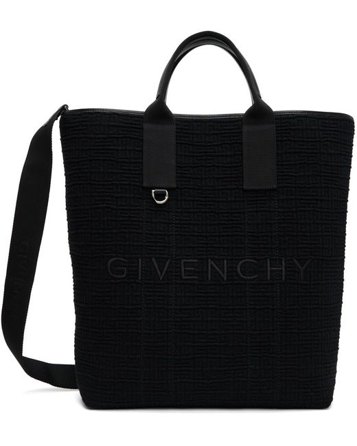 Grand cabas noir à motif à logo Givenchy pour homme en coloris Black