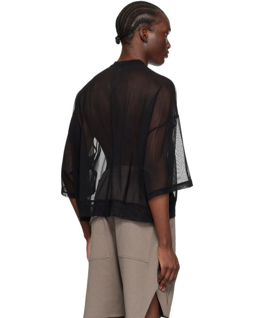 メンズ Rick Owens Championエディション Tommy クロップド Tシャツ 