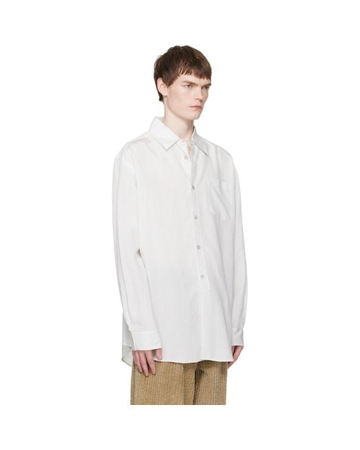 Our Legacy White Off- Vast Shirt for men