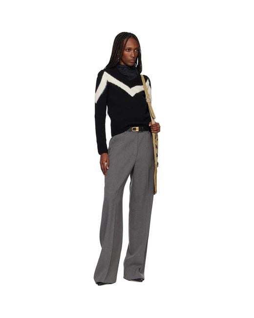 Valentino Black Virgin Wool Sweater