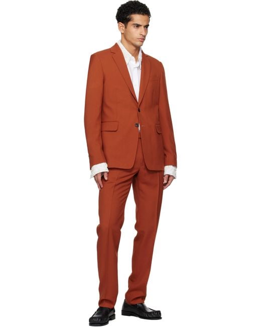 Dries Van Noten Black Single-Breasted Suit for men