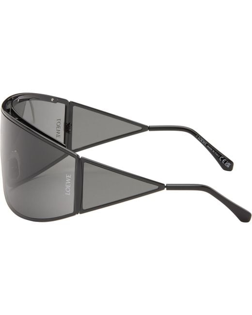 Loewe Gray Speed Shield Sunglasses for men