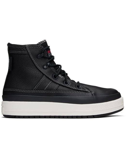 Converse Black Chuck Taylor All Star Equip Waterproof Sneakers for men