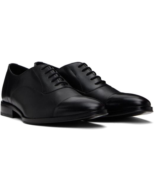メンズ Paul Smith ブラック Portman オックスフォード Black