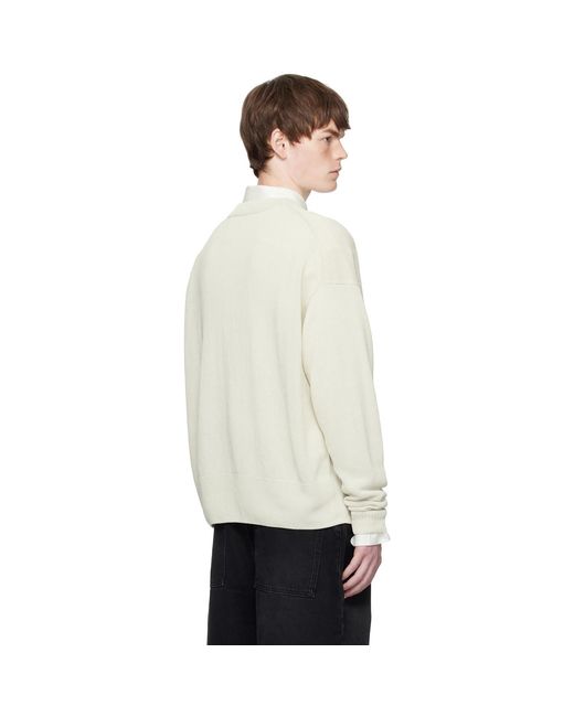 Pull Kami Gris Studio Nicholson pour homme en coloris Black