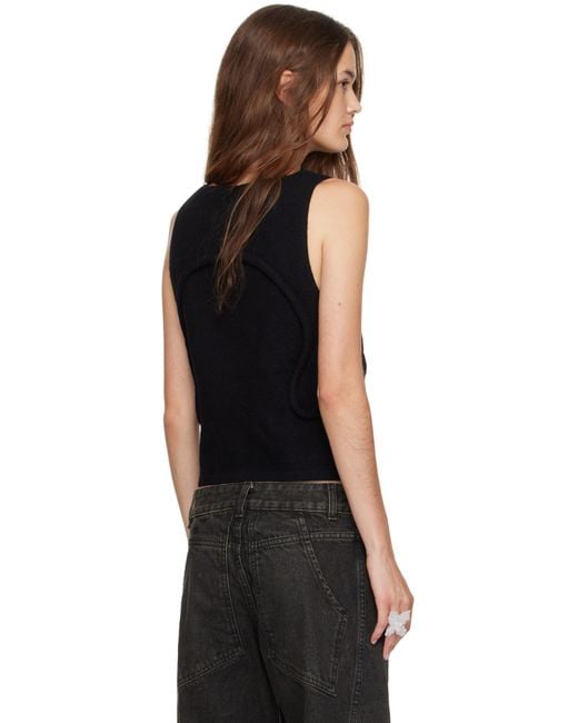Eckhaus Latta Black Pallas Tank Top
