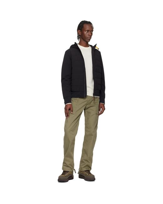 Parajumpers Black Manfred Hybrid Jacket for men