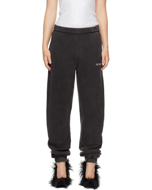 The Attico Black Penny Lounge Pants