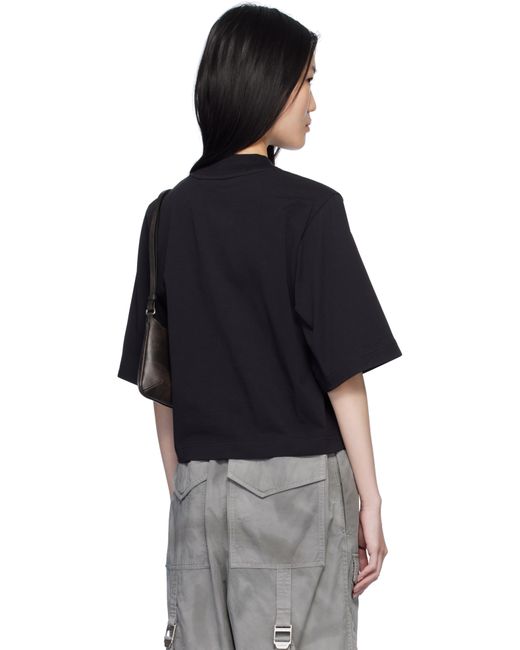 Palm Angels Black Logo Cropped T-Shirt