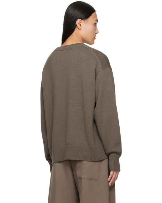 Studio Nicholson Brown Alto Sweater for men