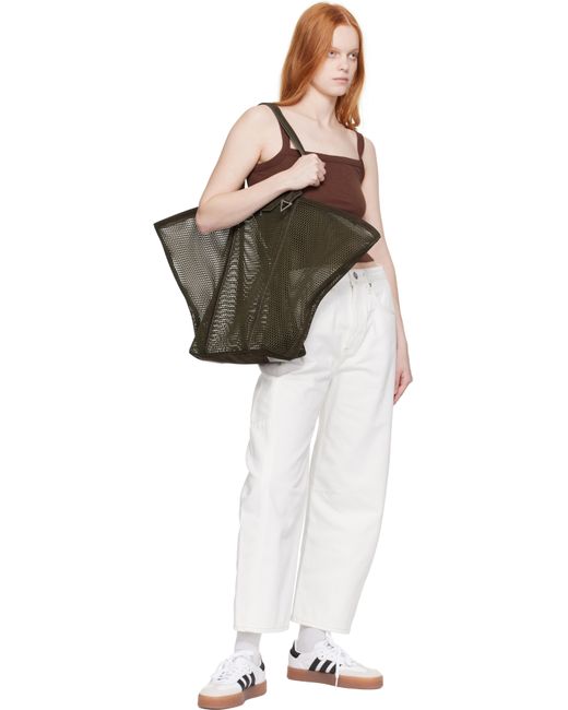 【関税込み】The Attico カーキ Via del Mare Tote トートバッグ Via del Mare'' military green tote bag for Women | THE ATTICO®