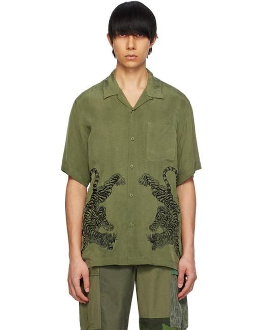 Maharishi Green Take Tora Shirt for men