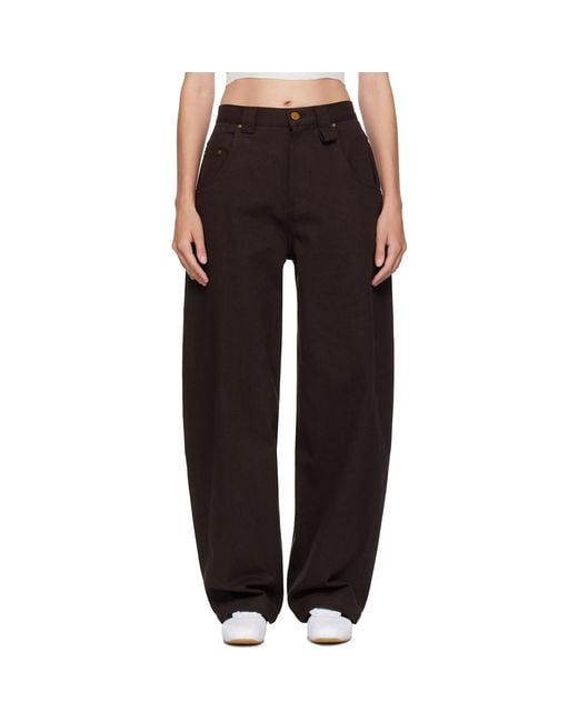 Willy Chavarria Black Tapered Bad Girl Jeans