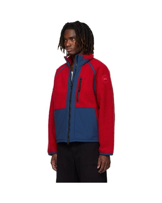 Canada Goose Red Westport Fleece Jacket for men