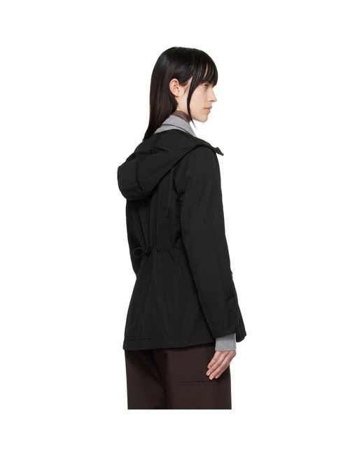 Moncler Black Leandro Hooded Jacket